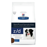 Alimento Hill's Prescription Diet Skin/Food Sensitivities z/d para perro de raza pequeña, mediana y grande sabor mix en bolsa de 8lb
