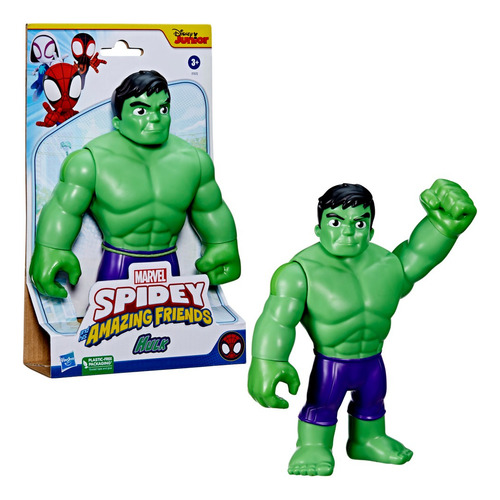 Figura Marvel Gigante De Hulk Spidey And Friends 3