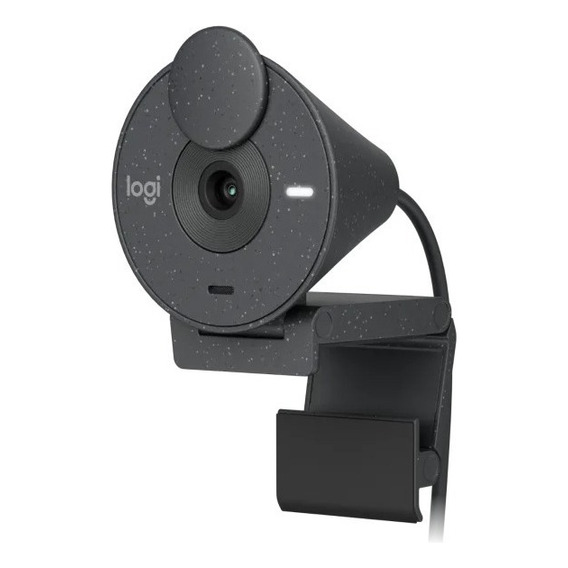 Camara Logitech Brio 300 Fhd 1080p Con Modo Privacidad Color Índigo