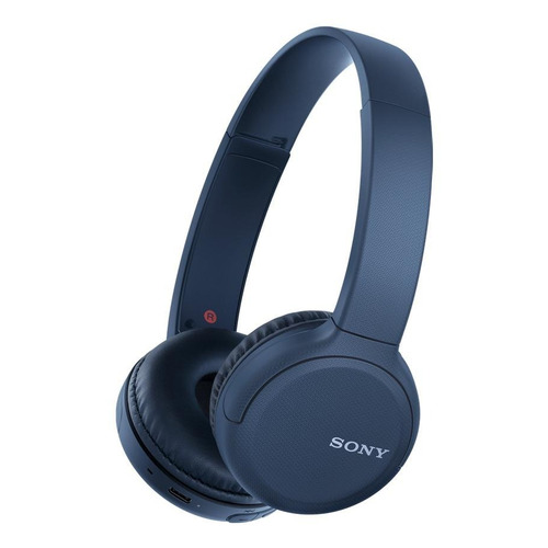Auriculares Sony Bluetooth Inalámbricos Hasta 35h De Batería Color Azul