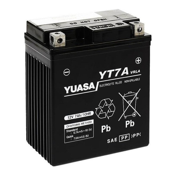 Bateria Yuasa Yt7a = Ytx7l-bs Xr Cb 190 Ceccato X 250 - Fas!