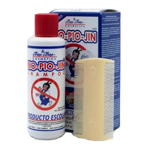 Nopiojin Lice Shampoo 125ml Incluye Un Peine