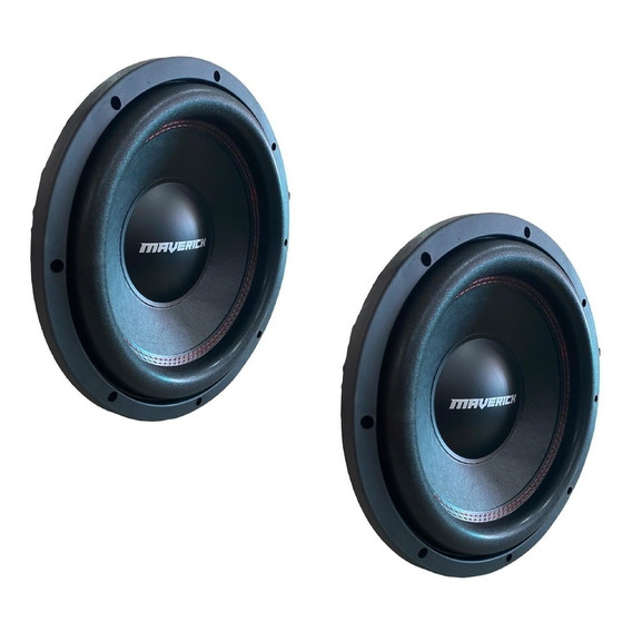 Combo 2 Subwoofer 12   Maverick Doble Bobina 800 W Rms Max