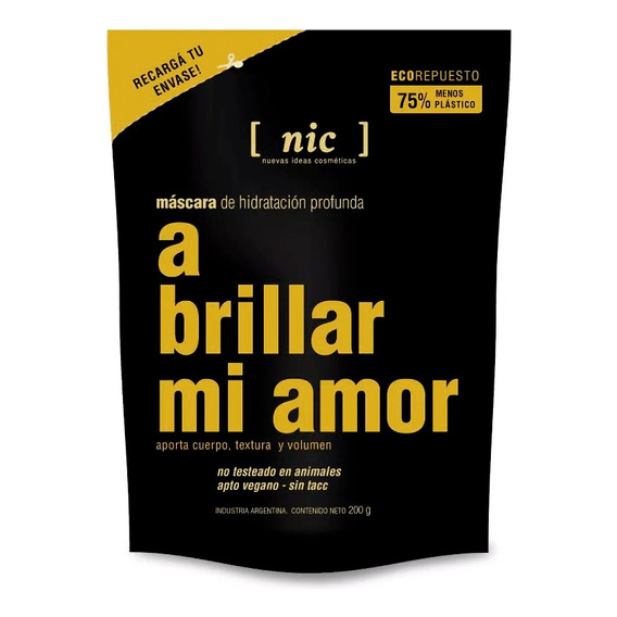 Nic Mascara Hidratacion Profunda A Brillar Mi Amor Refill