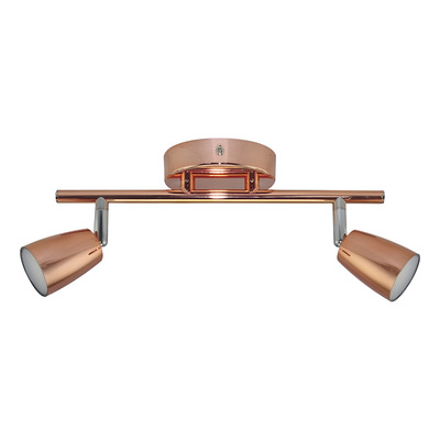 Aplique Tadd Ii Led 2x5w Cobre Acero/plastico