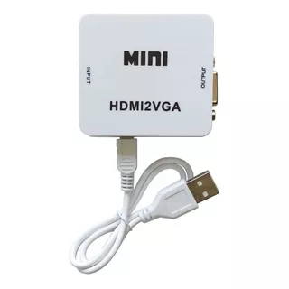 Adaptador Conversor Hdmi P/ Vga Ps4 Xbox Pc P/ Monitor Vga