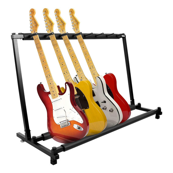 Soporte Plegable Para Guitarra Y Bajo Para Varias 7 Soportes