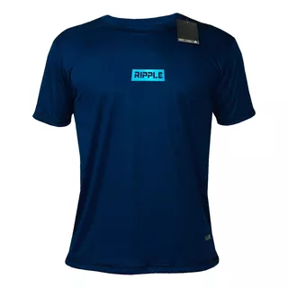 Camiseta Deportiva Hombre Originales Ripple Azul Turquesa