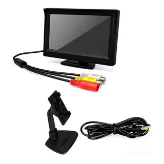 Pantalla Monitor Para Camara Reversa Con Soporte P/ Tablero