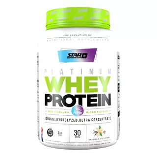 Suplemento En Polvo Star Nutrition Platinum Whey Protein Sabor Vanilla Ice Cream En Pote De 908g