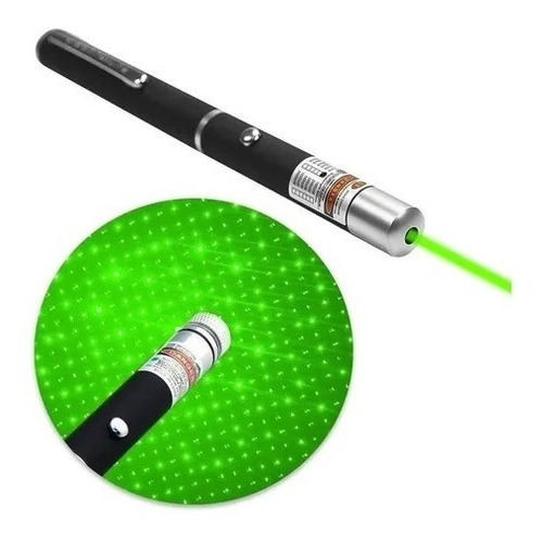 Puntero Laser Verde Potente+ Pilas Foco Ajustable Fiestas