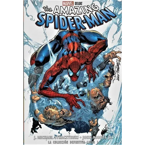 The Amazing Spider-man Colección Definitiva Libro 1, De J. Michael Straczynski. Serie Marvel Deluxe Editorial Marvel, Tapa Dura En Español