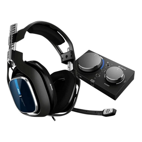 Diadema Gamer Astro A40 Tr + Mix Amp Pro Tr (pc/playstation) Color Azul oscuro