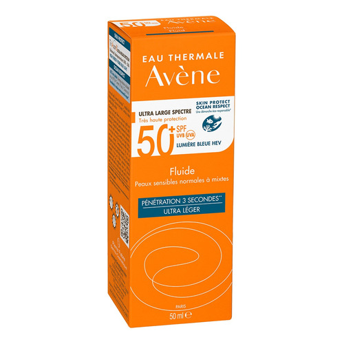 Protector Solar Avène Fluido Fps50+ 50ml