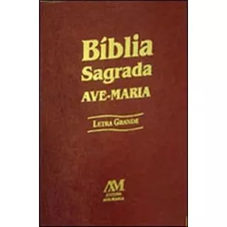 Bíblia Letra Grande - Marrom, De Vários Autores. Editora Ação Social Claretiana, Capa Mole Em Português, 2018