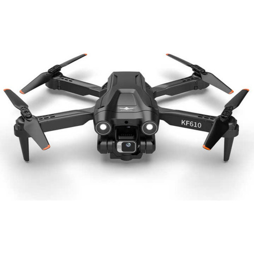 Drone Kf610 Sensor Obstaculos 3 Baterías + Maletín Color Negro