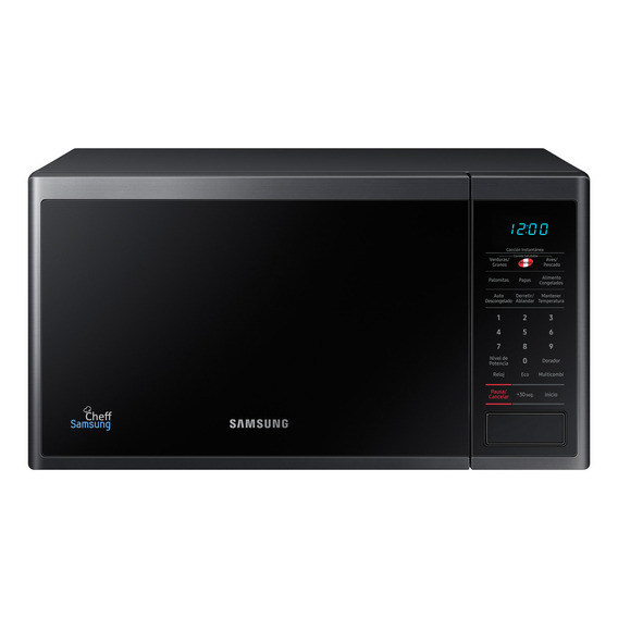 Mg23j5133ag Microondas Black Stainless Steel Con Dorador, 23