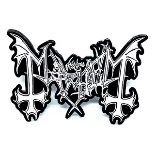 Pin Mayhem Logo Prendedor Metalico Rock Activity
