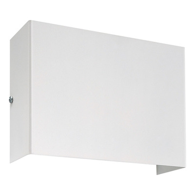 Aplique Pared Diseño Moderno Flat Blanco Apto Led Gu10 