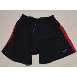 Short Nike Talla M Mediana Color Negro Y Rojo