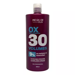 Ox Água Oxigenada 30 Volumes Merlot Color - 900ml