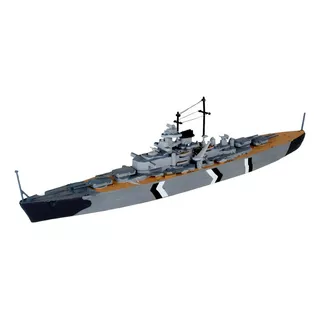 Revell 05802 Navio De Guerra Alemão Bismarck 1/1200 31 Peças