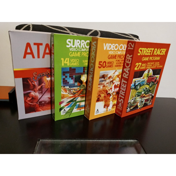 Cajas Juego Repro Custom Atari 2600 - Colecovision