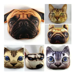 Cojines Almohadas Perros Gatos Mascotas Pug 