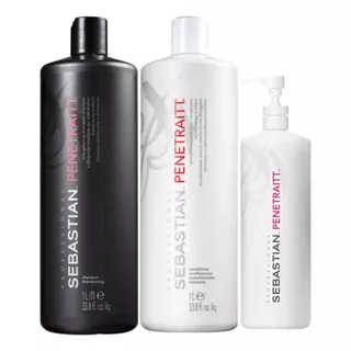 Sebastian Penetraitt Shampoo 1l + Cond 1l + Mascara 500ml