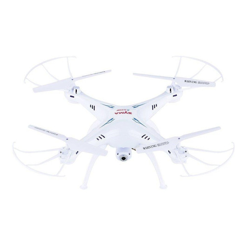 Drone Syma X5SW con cámara HD white 2.4GHz 1 batería