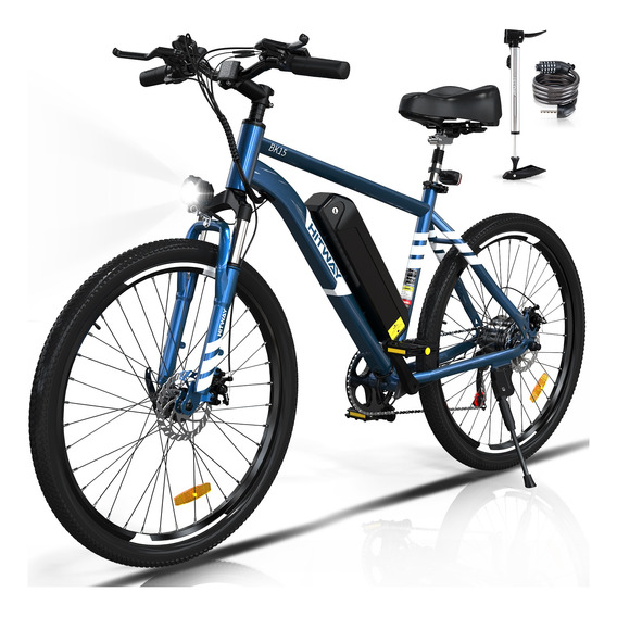 Bicicleta Eléctrica De Montaña Hitway 500w 7 Velocidad Bk15m