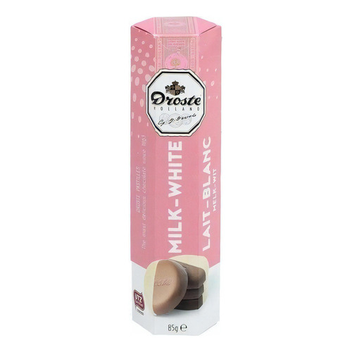 Pastilas Chocolate Droste Milk White X 85 G Importado Holand