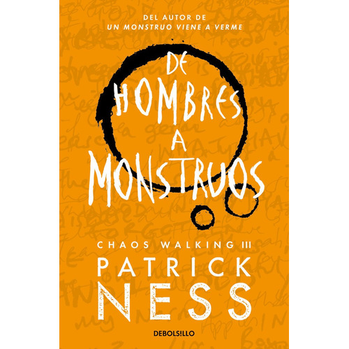 Libro De Hombres A Monstruos - Ness, Patrick