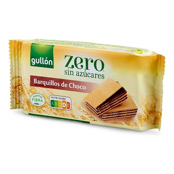 Obleas Tipo Barquillos Sabor Chocolate Gullón Zero Azucares 