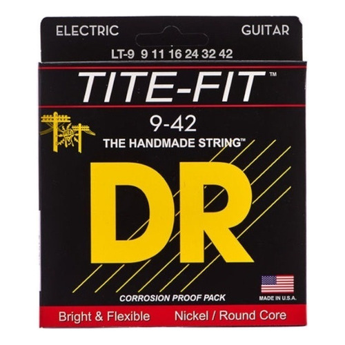Dr Tite Fit Lt-9 Cuerdas Para Guitarra Eléctrica