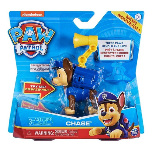 Paw Patrol Figura Articulada C/frases Chase Int 16600c Orig