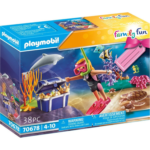 Playmobil : Gift Set - Set De Treasure Diver 70678