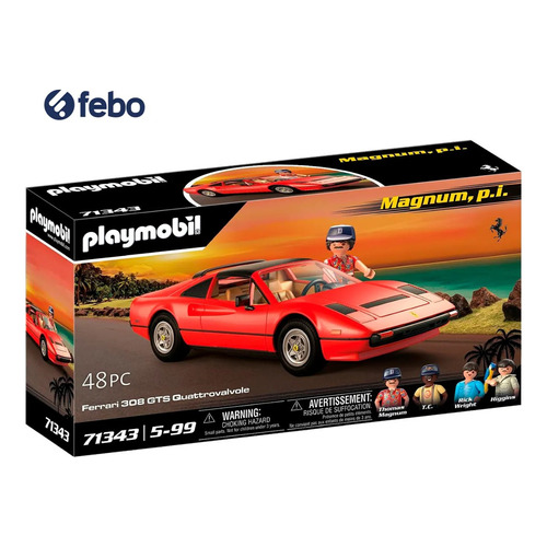 Playmobil Cars Magnum Ferrari 308gt 71343