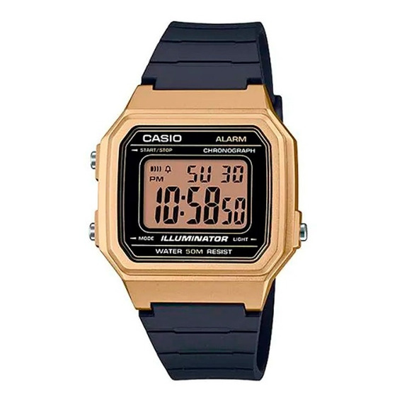 Reloj Mujer Casio W-217hm-9av Dorado Digital / Lhua Store