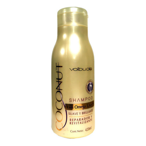 Shampoo X420ml Coconut Volbucle Omega 3,6y9 Cabello Reseco