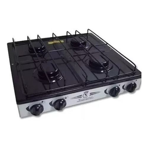 Anafe Conometal 4 Hornallas Gas Natural O Envasado Cocina Color Negro Gas Natural O Envasado