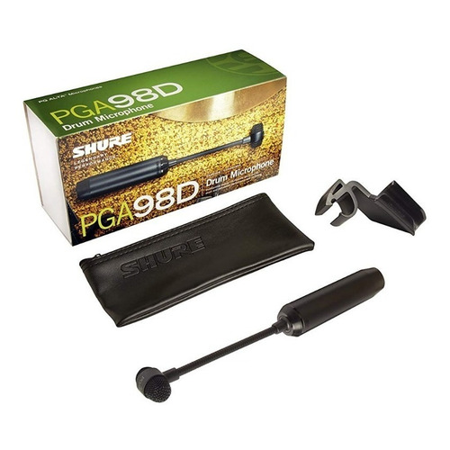 Micrófono Condenser Shure Pga 98d-lc P/ Batería Mic Para Tom
