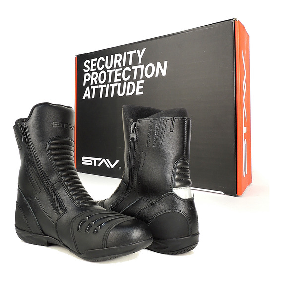 Botas Moto Touring Stav Core Protection Altas Cierre