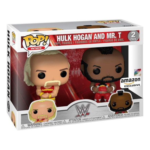 Funko Pop Wwe Hulk Hogan And Mr. T 2 Pack Lucha Libre