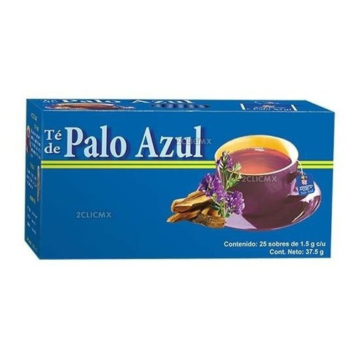 Te Palo Azul Caja Con 25 Sobres