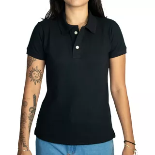 Kit 3 Camisa Polo Feminina Piquet Camiseta Algodão