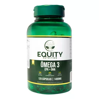 Omega 3 Oleo Peixe Epa + Dha 120cps 1400mg Equity Nutrition