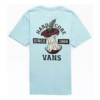 Playera Vans Hombre Hard Core Ss Original Azul Brillante 