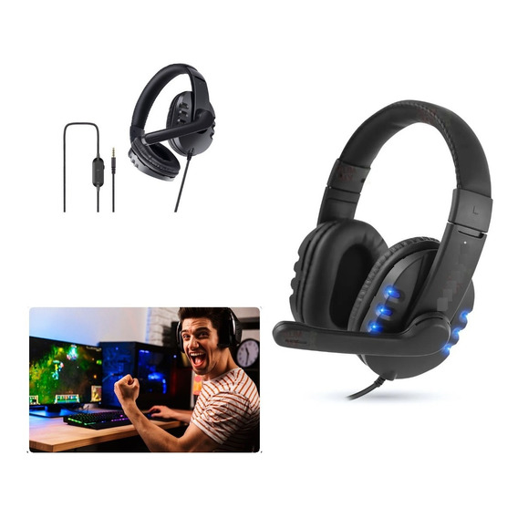 Diademas Con Microfono Audífonos Diadema Gamer Auriculares