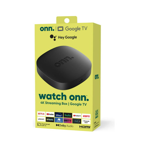 Onn. Google TV 4K con Control Remoto con Voz mediante Google Assistant 2GB RAM Versión 2023